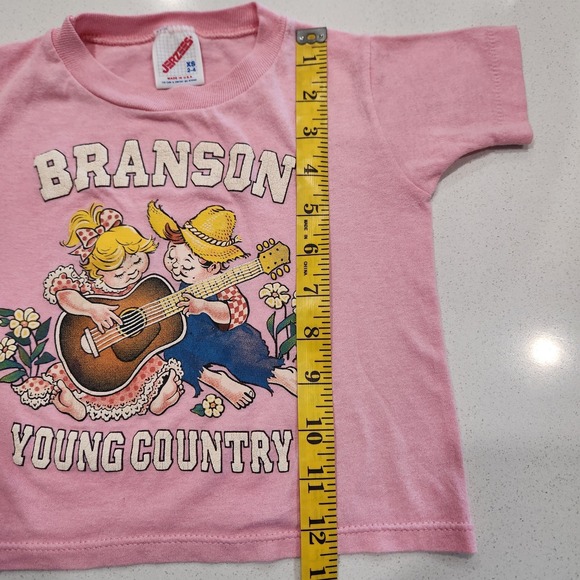 Vintage Jerzees Branson Missouri Young Country Pink Girls Size XS 2-4 Shirt‎ - Picture 13 of 14